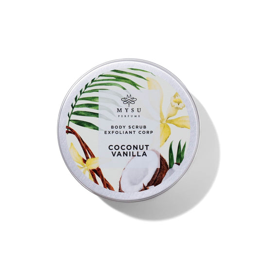 scrub de corp exfoliant cu cocos si vanilie