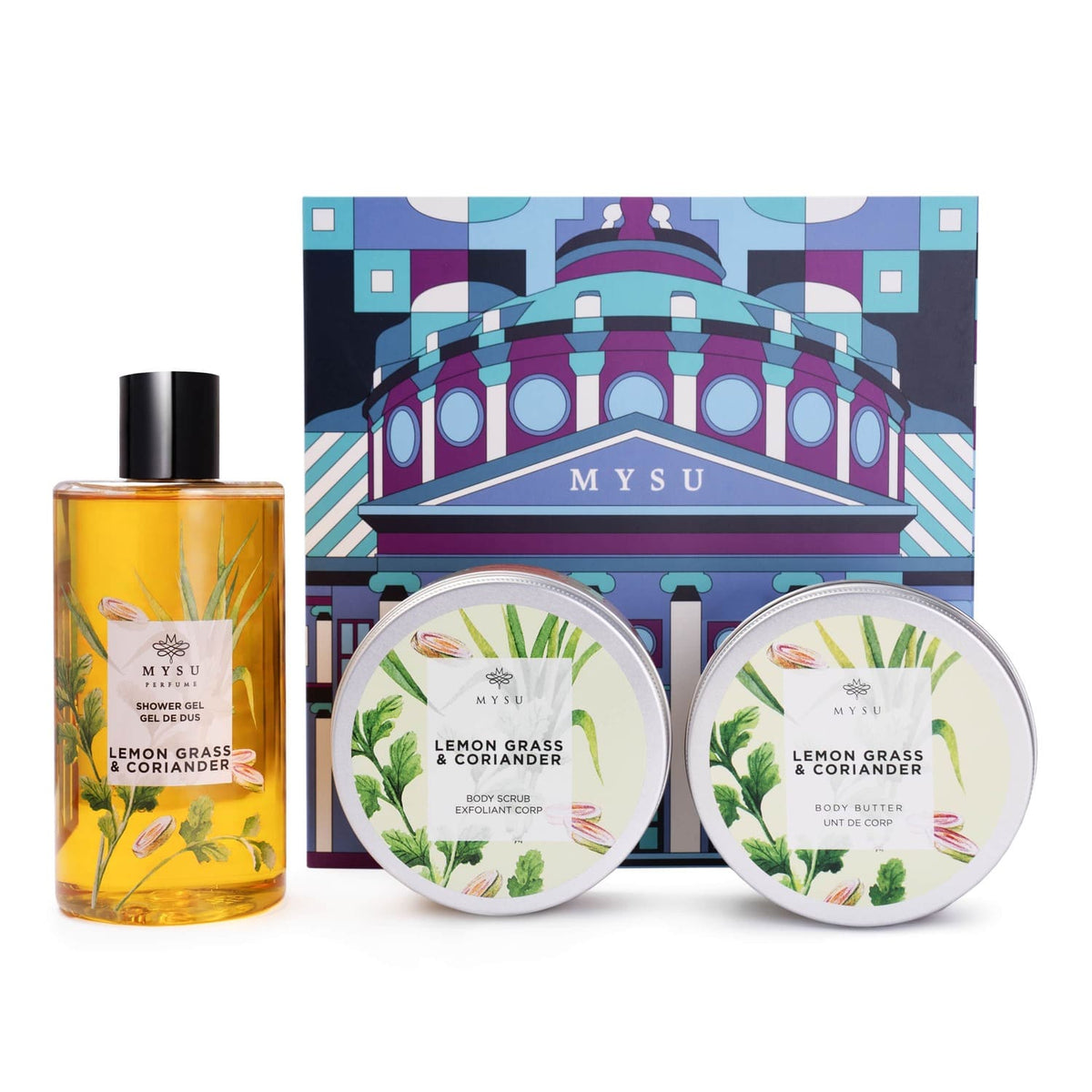 beautybox set cadou femei lemongrass si coriandru