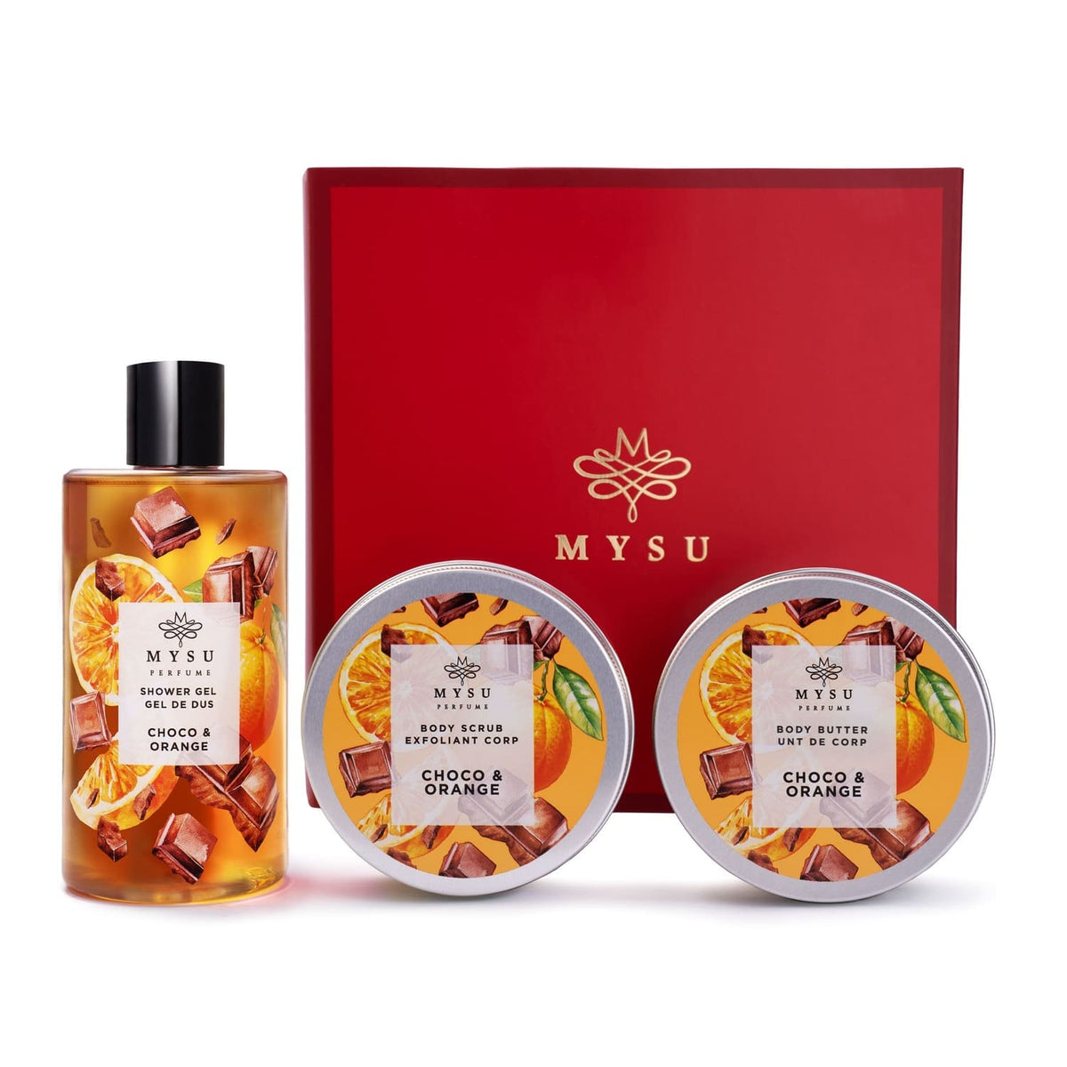 set cadou femei Choco & Orange