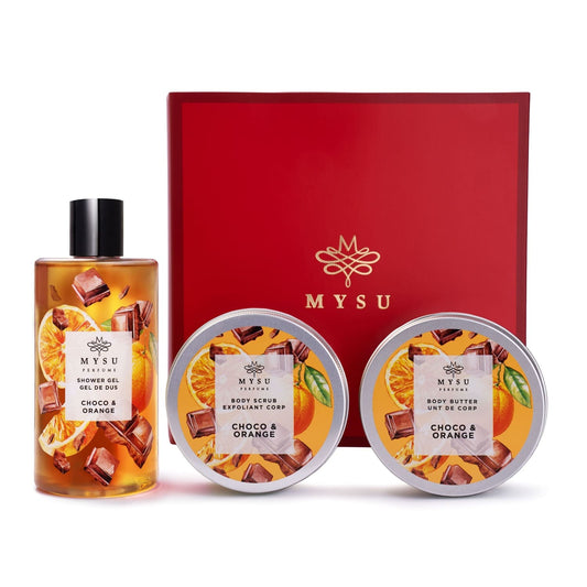 set cadou femei Choco & Orange